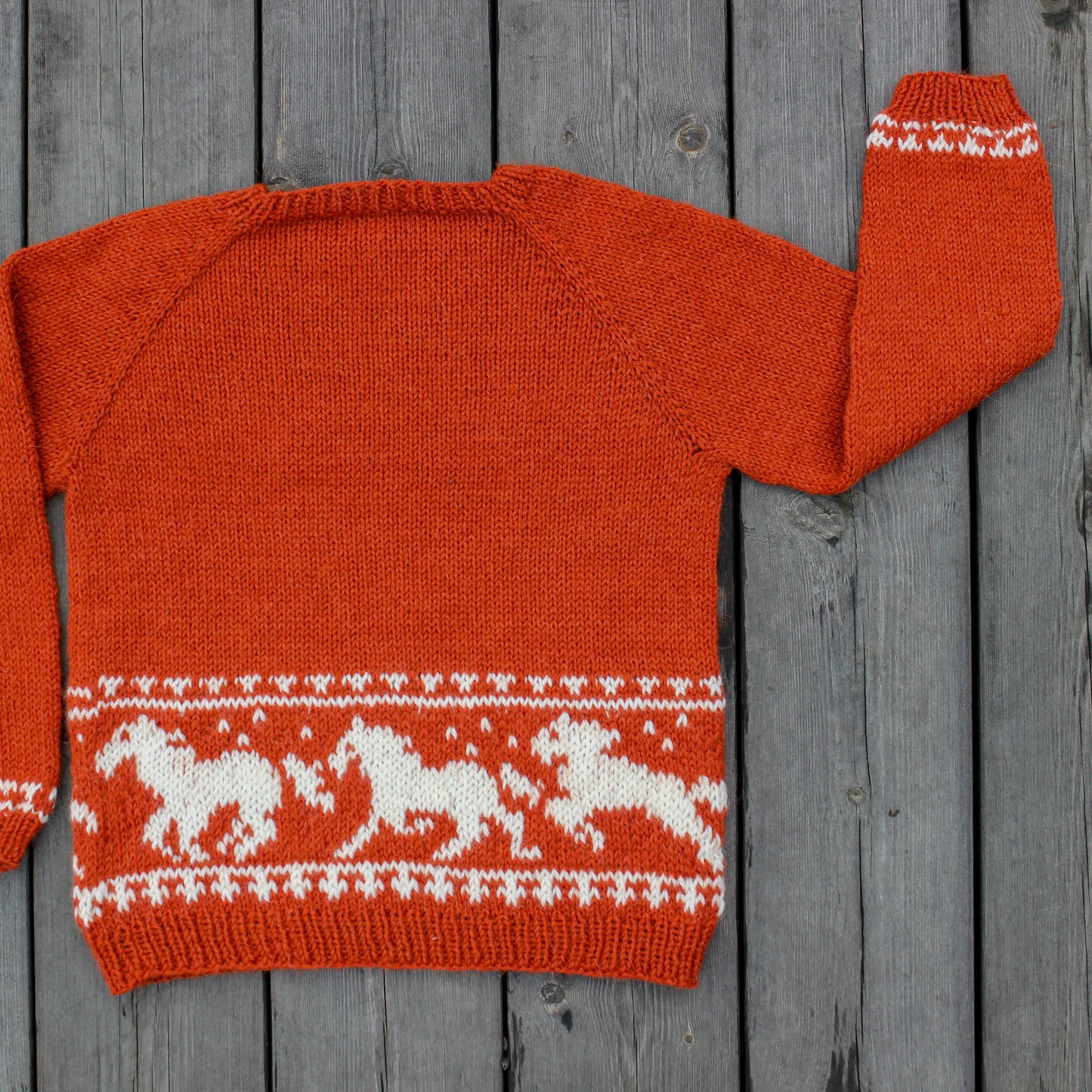 Wild horses’ sweater